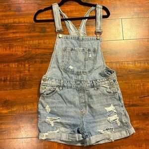 Denim Overalls
